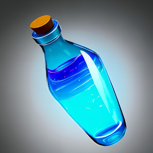 Foto modelo de botella colorido para ideas de juegos.