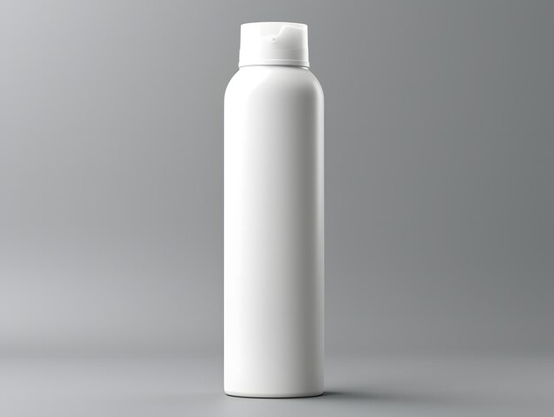 Modelo de botella de desodorante en blanco en 3D