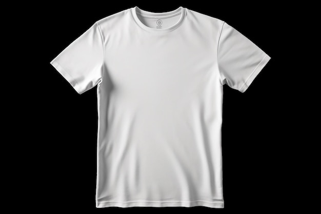 Modelo de camiseta blanca en blanco