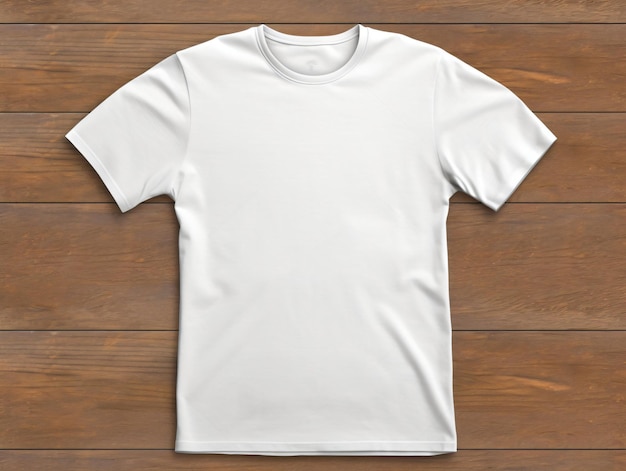 Modelo de camiseta blanca comercial