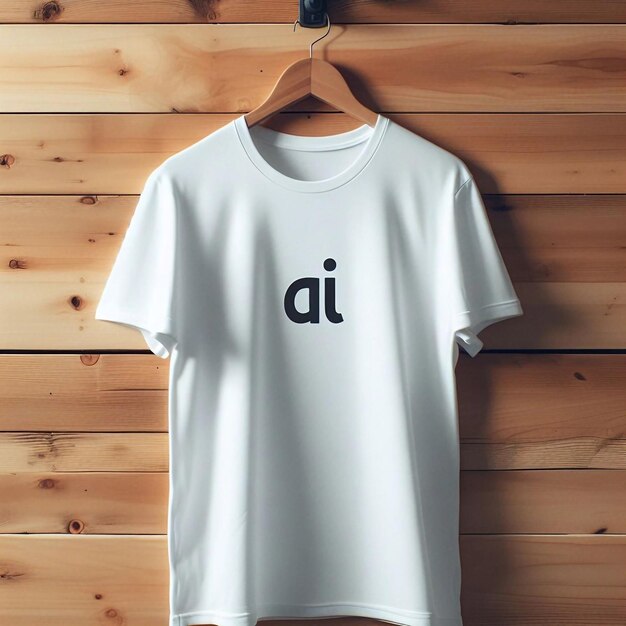 Modelo de camiseta blanca Diseño