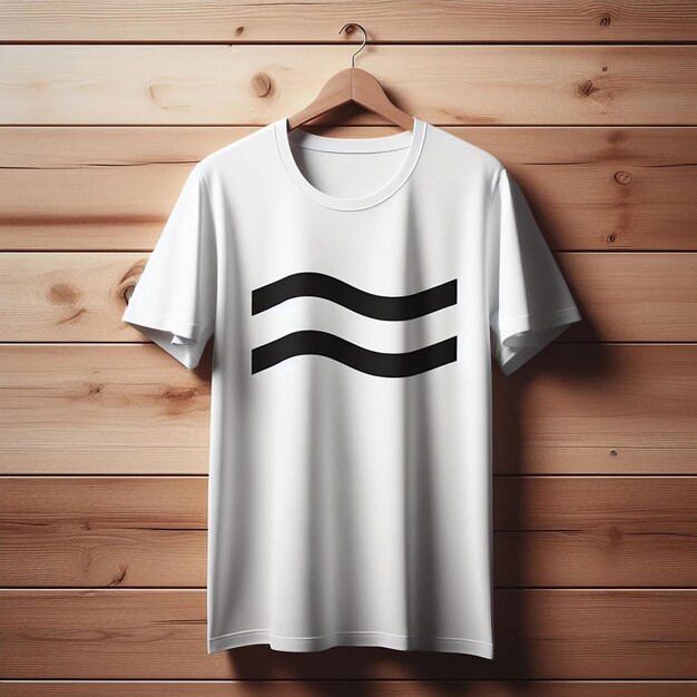 Modelo de camiseta blanca Diseño