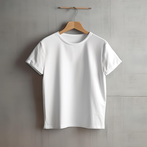 Modelo de camiseta blanca