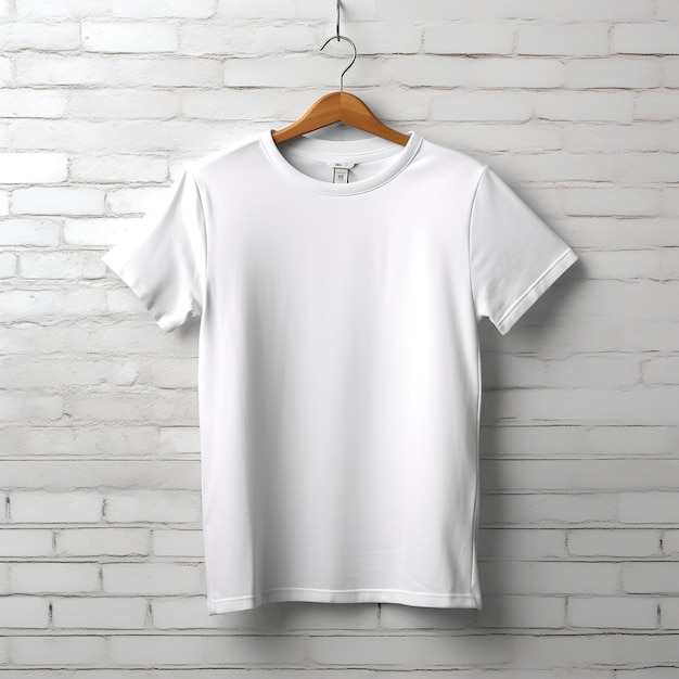 Modelo de camiseta blanca