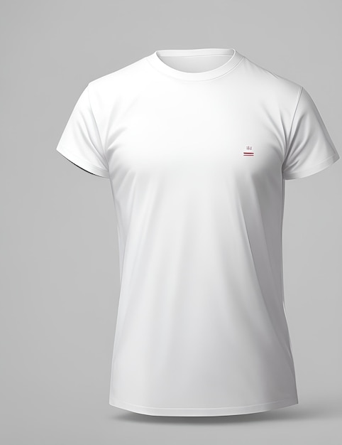 Modelo de camiseta blanca