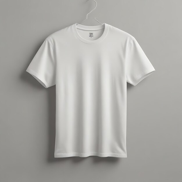 Modelo de camiseta en blanco