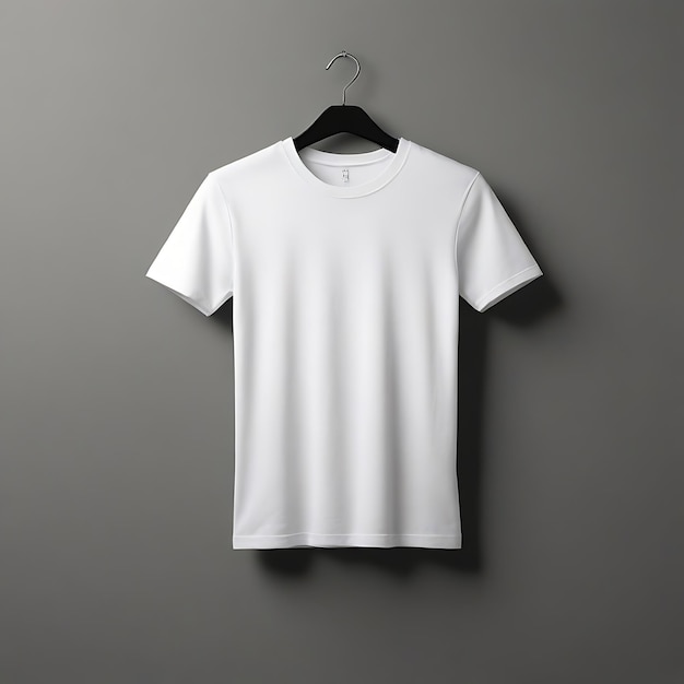 Modelo de camiseta en blanco