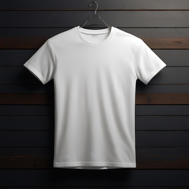 Modelo de camiseta en blanco