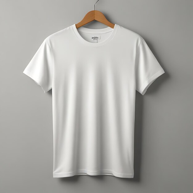 Modelo de camiseta en blanco