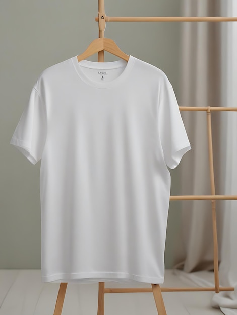 Modelo de camiseta en blanco