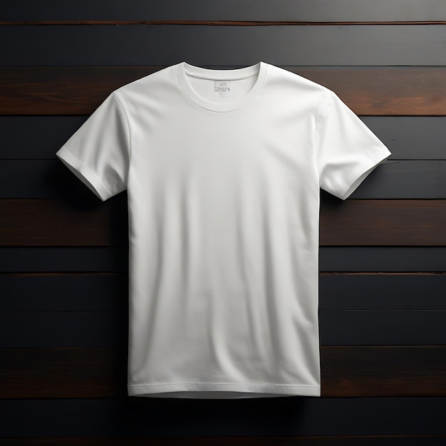 Modelo de camiseta en blanco