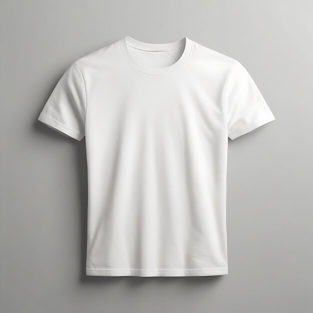 Modelo de camiseta en blanco