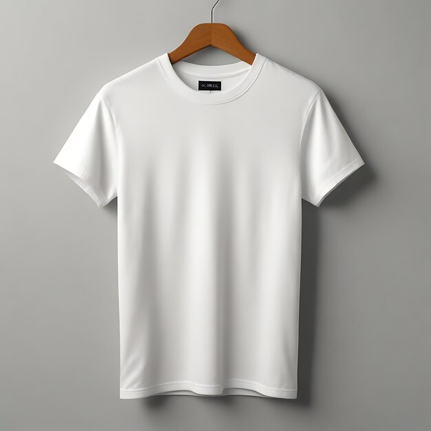 Modelo de camiseta en blanco