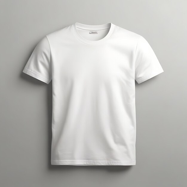 Modelo de camiseta en blanco