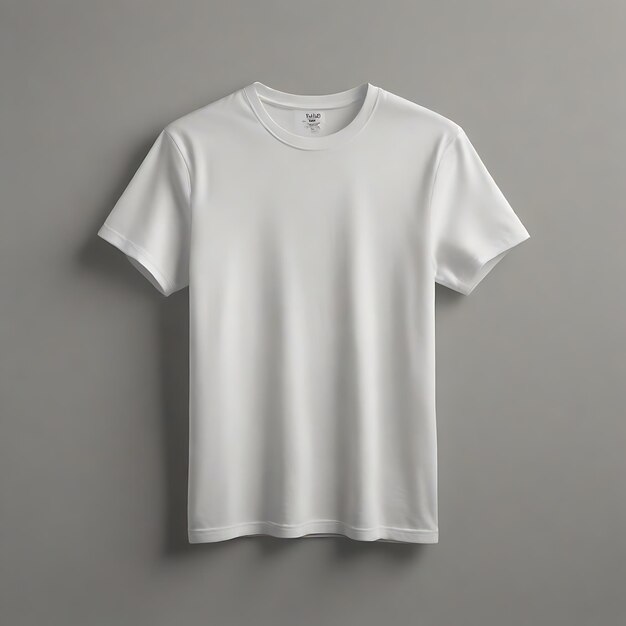 Modelo de camiseta en blanco