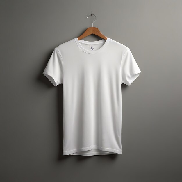 Modelo de camiseta en blanco