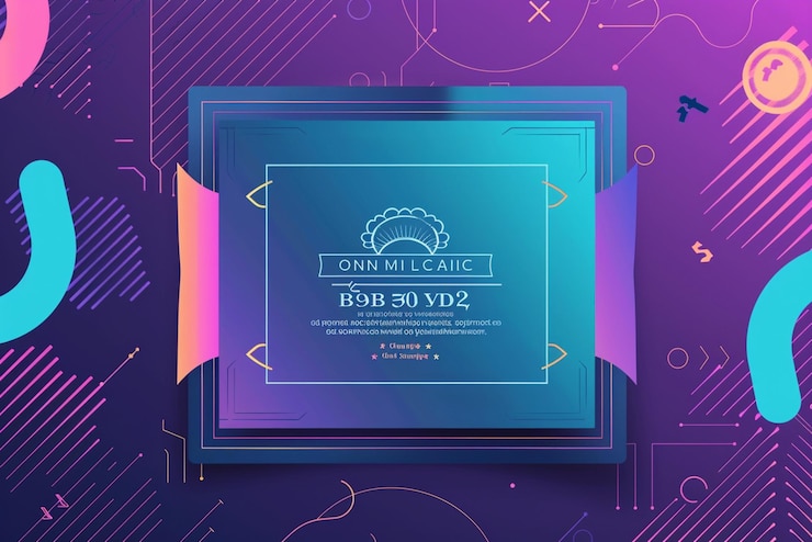 Foto modelo de certificado moderno de gradiente vectorial libre