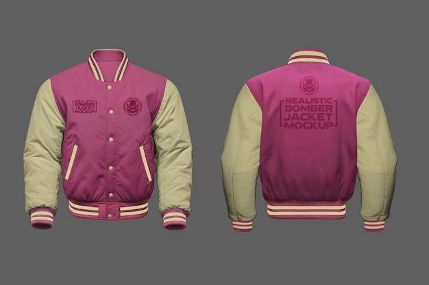 Modelo de chaqueta de bombardero
