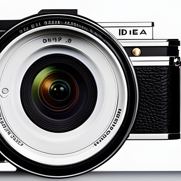 Modelo clássico de câmera fotográfica