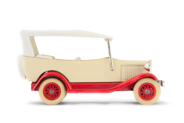 modelo de coche vintage aislado en blanco