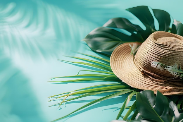 Modelo criativo de banner de verão com tendência Vendas de verão e conceito de férias