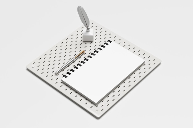 Foto modelo de caderno em branco