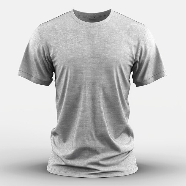 Foto modelo de camisa de lycra isolado em fundo mínimo