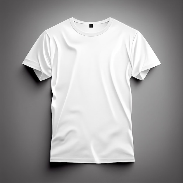 Modelo de camiseta em branco camiseta branca básica para o seu design  manequim fantasma generative ai | Foto Premium