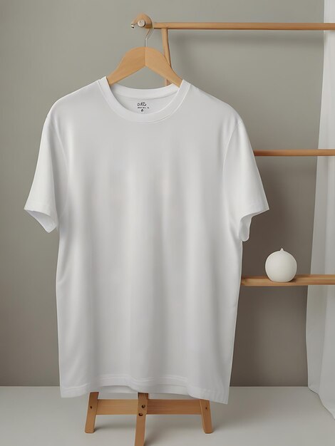 Modelo de camiseta em branco