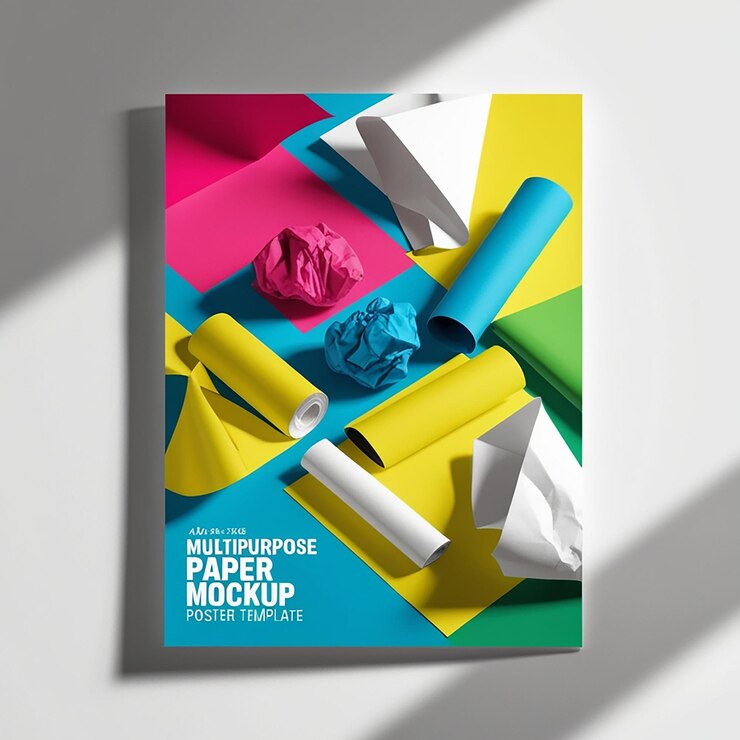Foto modelo de carta do pôster de papel polivalente