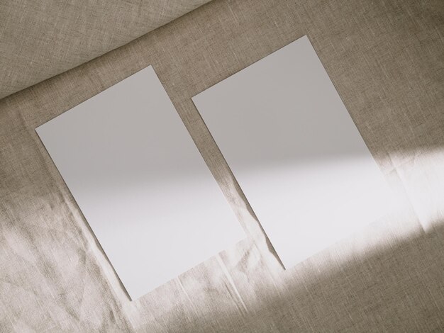 Modelo de cartão de convite padrão de cartão-de-saluto em branco de estilo minimalista