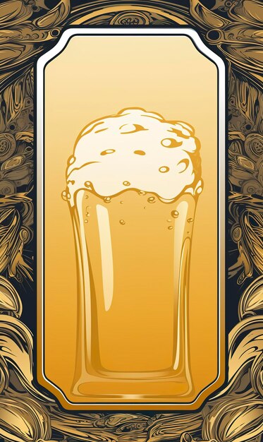 Modelo de cartão de visita de estilo vetorial de cerveja e bar