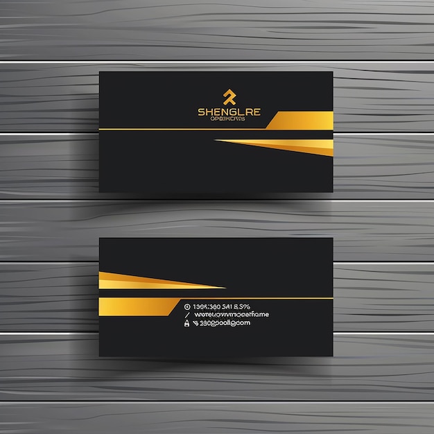 Modelo de cartão de visita elegante e elegante Vector Moderno Design criativo e limpo único