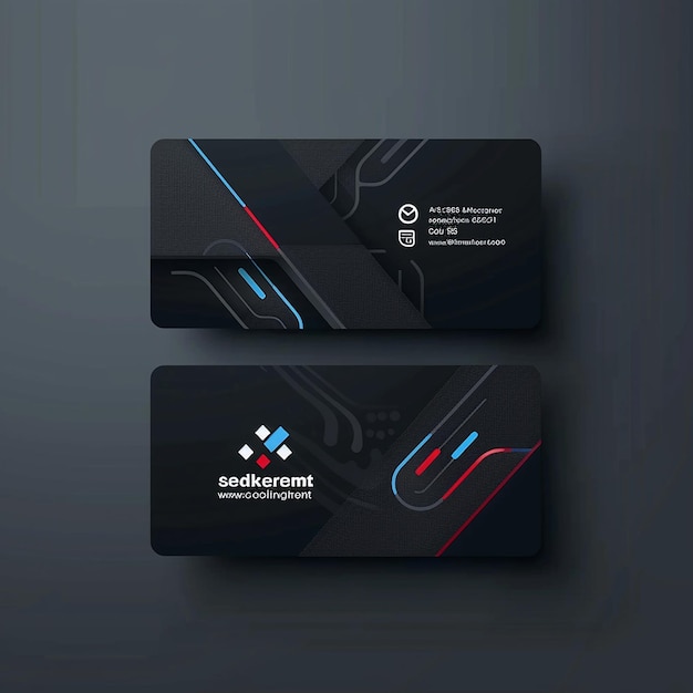 Modelo de cartão de visita elegante e elegante Vector Moderno Design criativo e limpo único