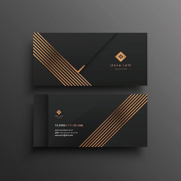 Modelo de cartão de visita elegante e elegante Vector Moderno Design criativo e limpo único
