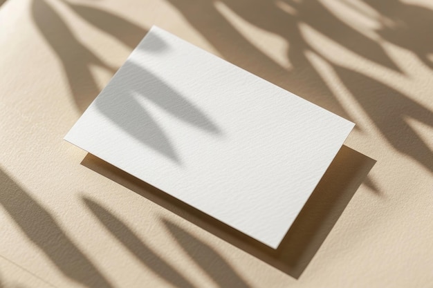Modelo de cartão de visita em creme de papel livro de publicação