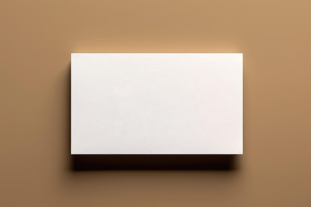 Foto modelo de cartão de visita simples e limpo gerado