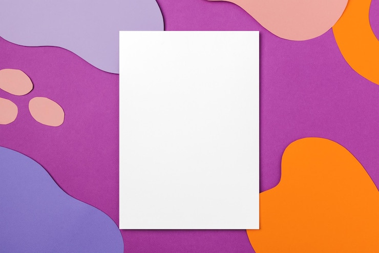 Foto modelo de cartaz png de papel transparente