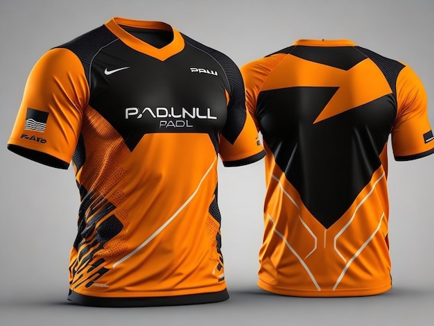 Modelo de design de camisa esportiva para vetor de uniformes de equipe