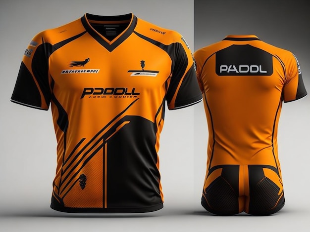 Modelo de design de camisa esportiva para vetor de uniformes de equipe