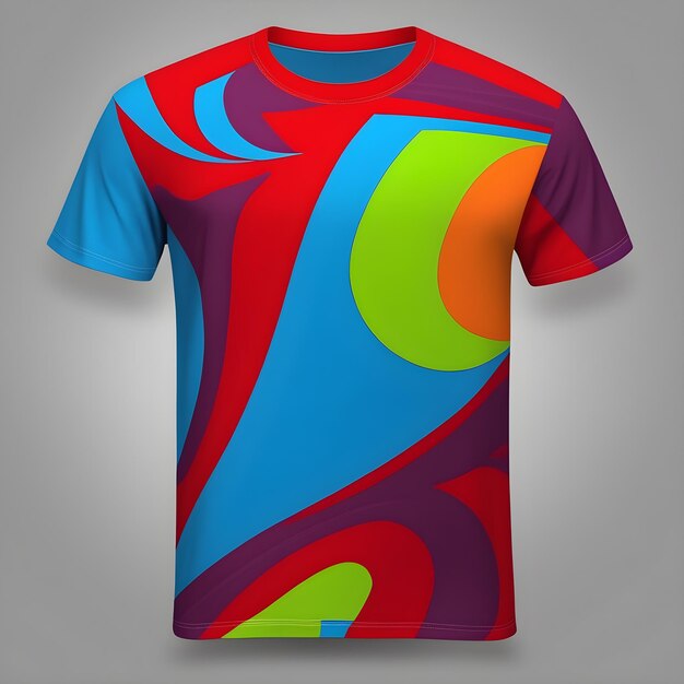 Foto modelo de design de camiseta para kit de futebol ou ilustração vetorial uniforme esportivo