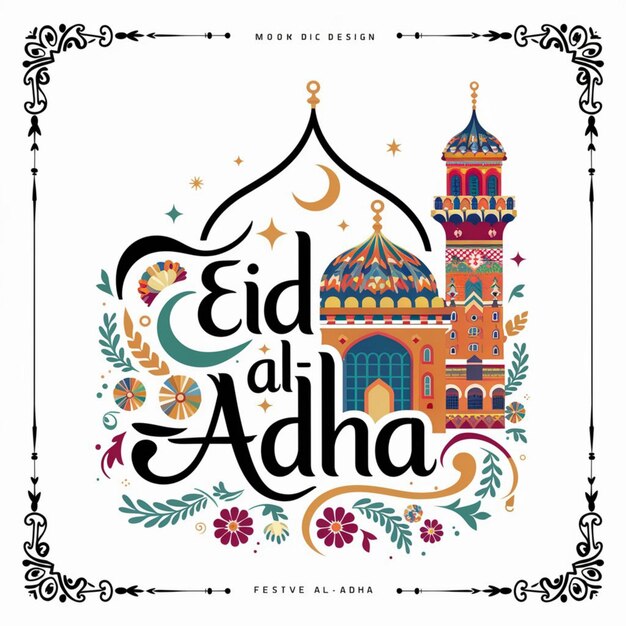 Modelo de design de cartaz do Eid Al Adha