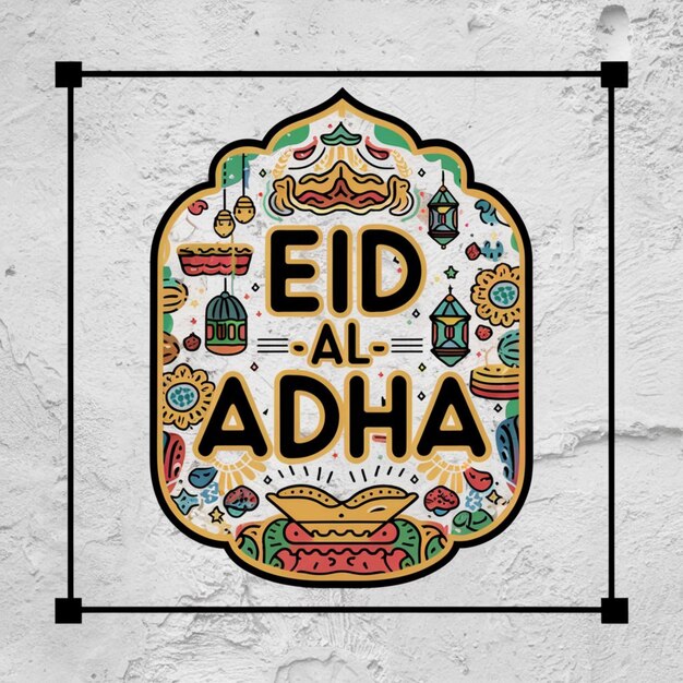 Modelo de design de cartaz do Eid Al Adha