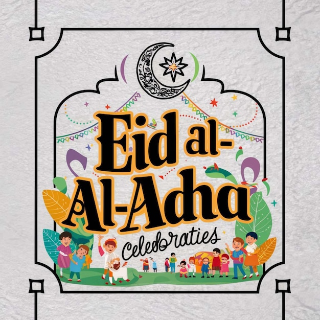 Modelo de design de cartaz do Eid Al Adha