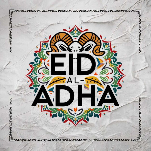 Modelo de design de cartaz do Eid Al Adha