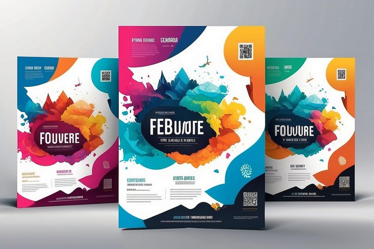 Foto modelo de design de folheto criativo e imaginativo