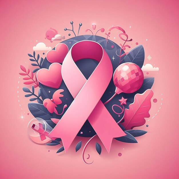 Foto modelo de design de fundo do dia mundial do câncer flyer banner post nas redes sociais