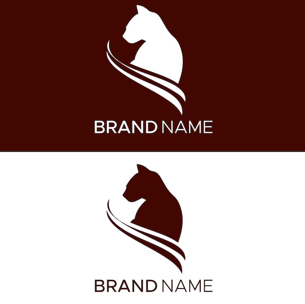 Modelo de design de logotipo do zoológico