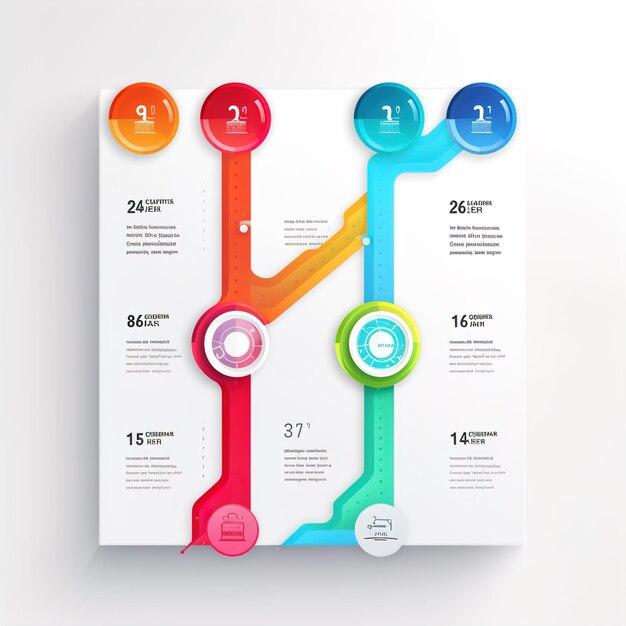 Foto modelo de design de rótulos infográficos vetoriais com ícones e 4 opções ou etapas pode ser usado para apresentações de diagramas de processos, layout de fluxo de trabalho, gráfico de fluxo de banners, gráfico de informações