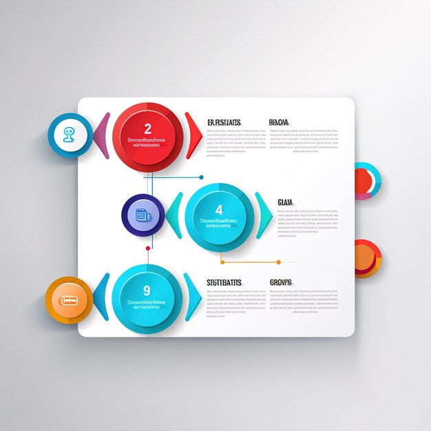 Foto modelo de design de rótulos infográficos vetoriais com ícones e 4 opções ou etapas pode ser usado para apresentações de diagramas de processos, layout de fluxo de trabalho, gráfico de fluxo de banners, gráfico de informações